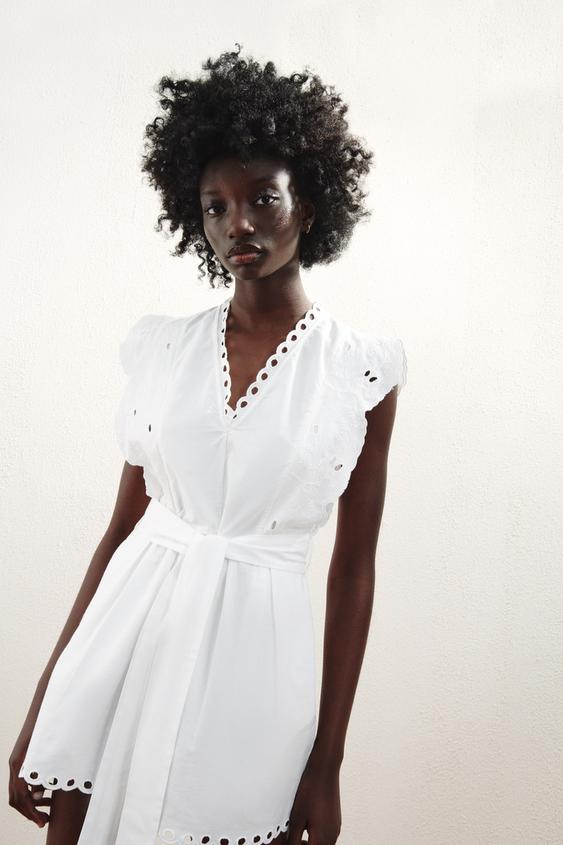 Zara embroidered jumpsuit clearance