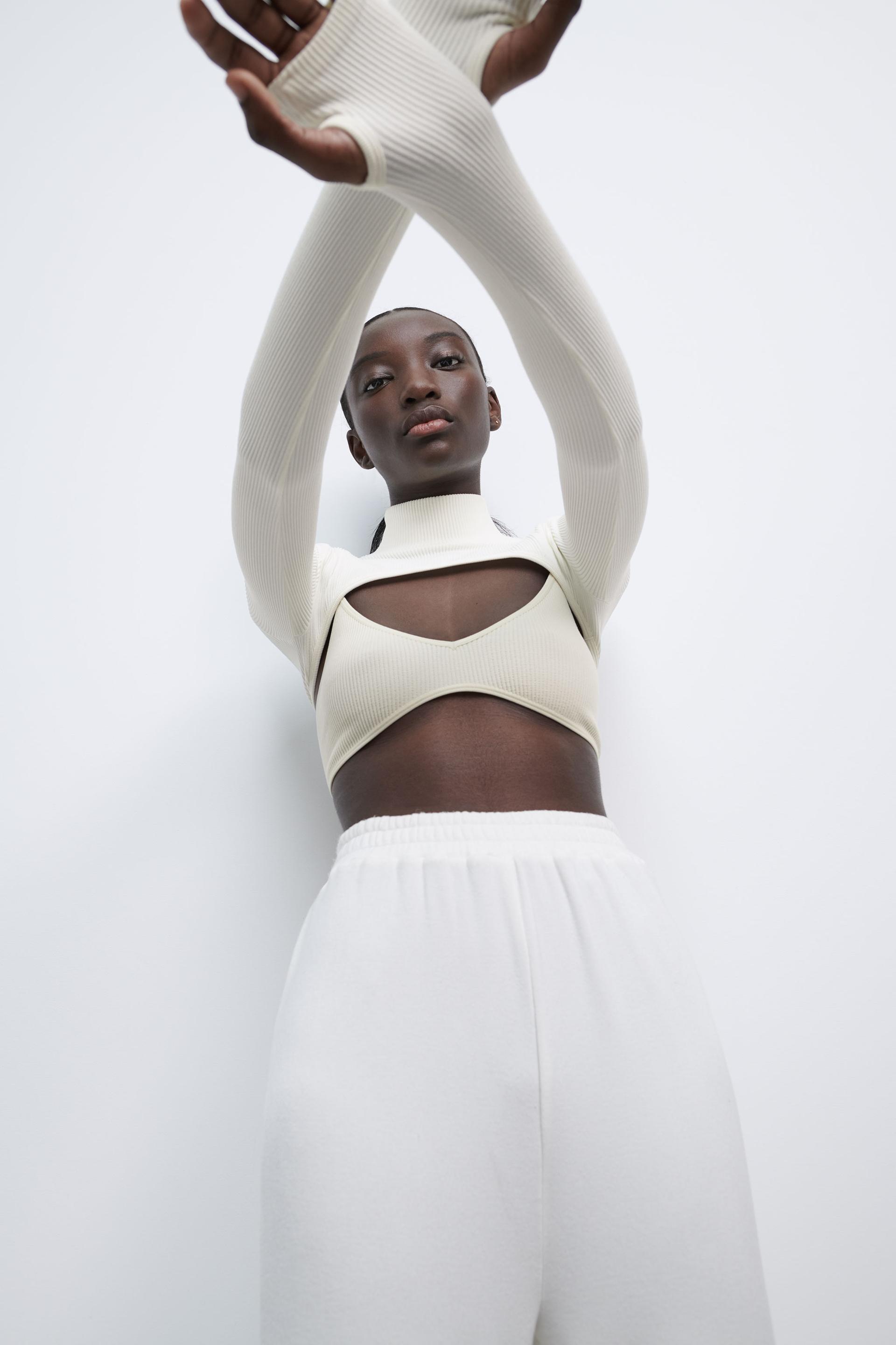 Zara seamless arm warmer and top Clearance