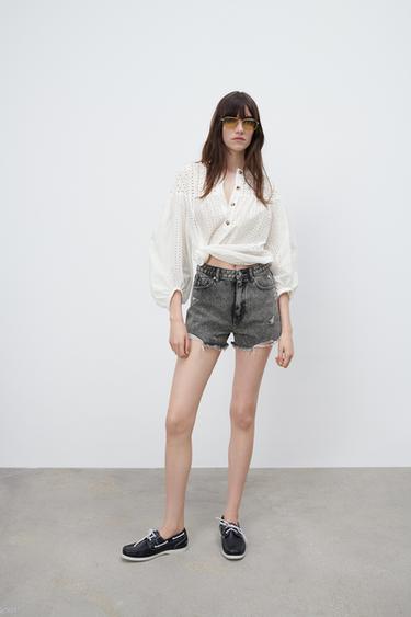 デニムショートパンツ レディース Zara 日本