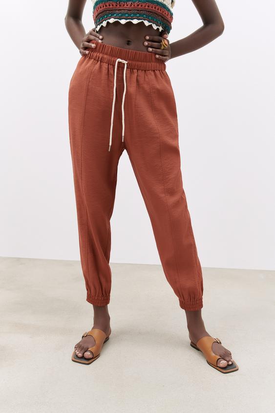 Zara orange joggers Clearance