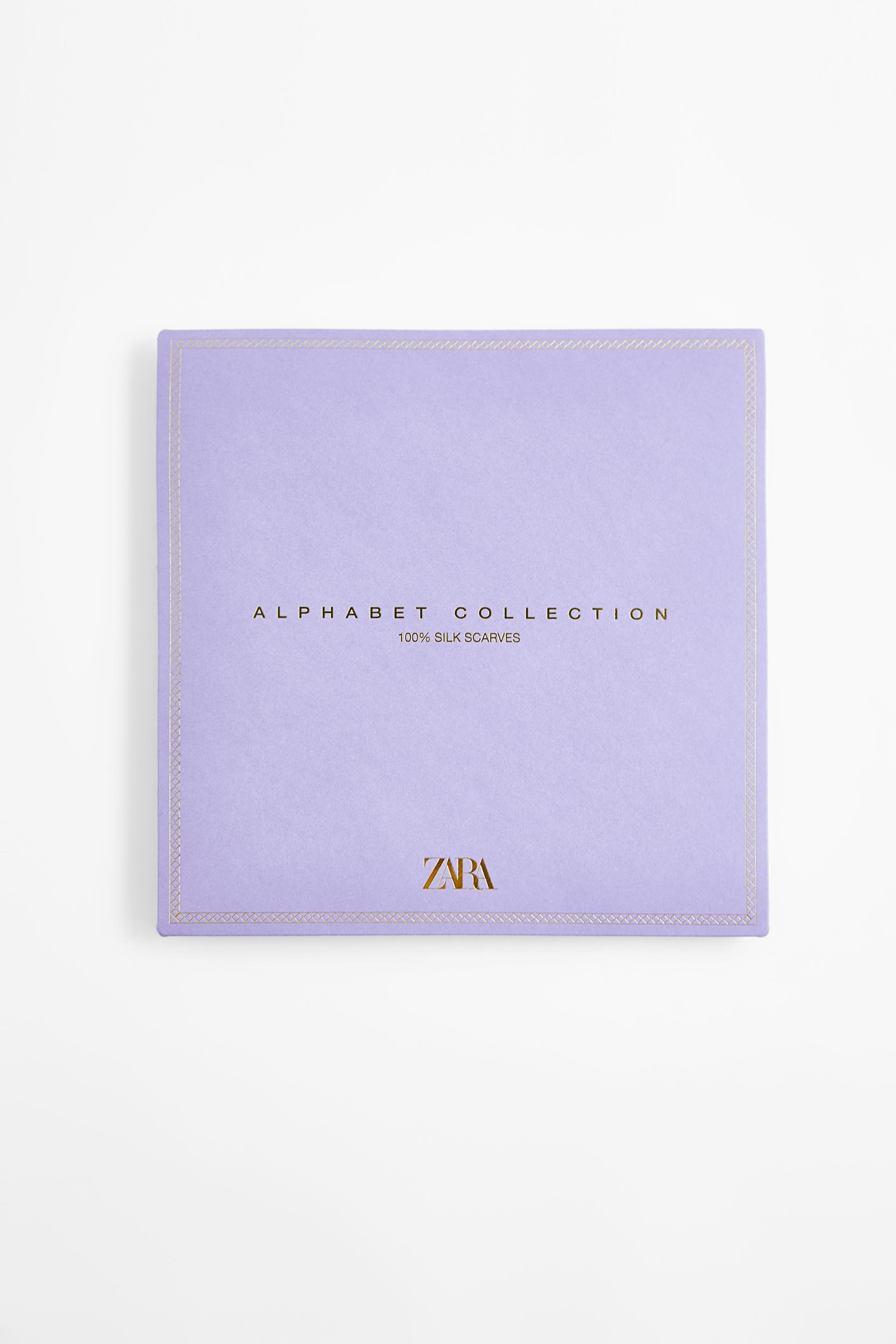 Silk Scarf With Initial Limited Edition Zara United Kingdom