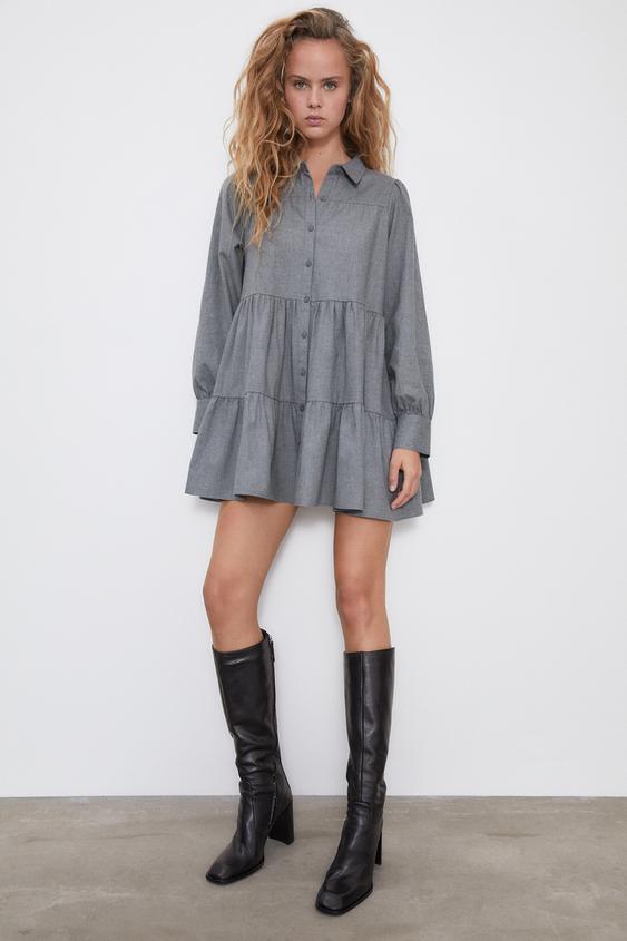 シャツワンピース Zara Japan 日本 シャツワンピース Zara Japan 日本