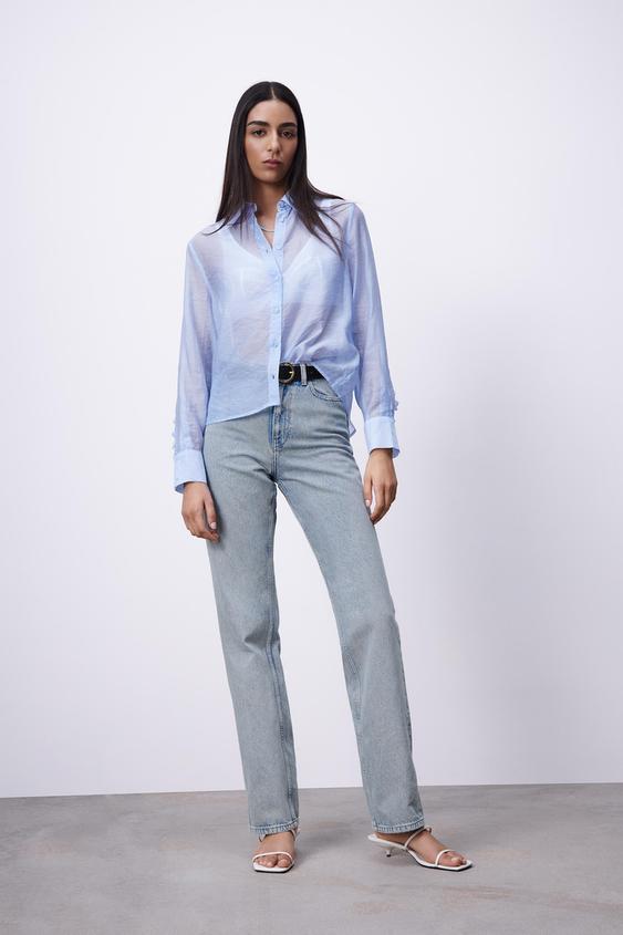 camicia di jeans zara