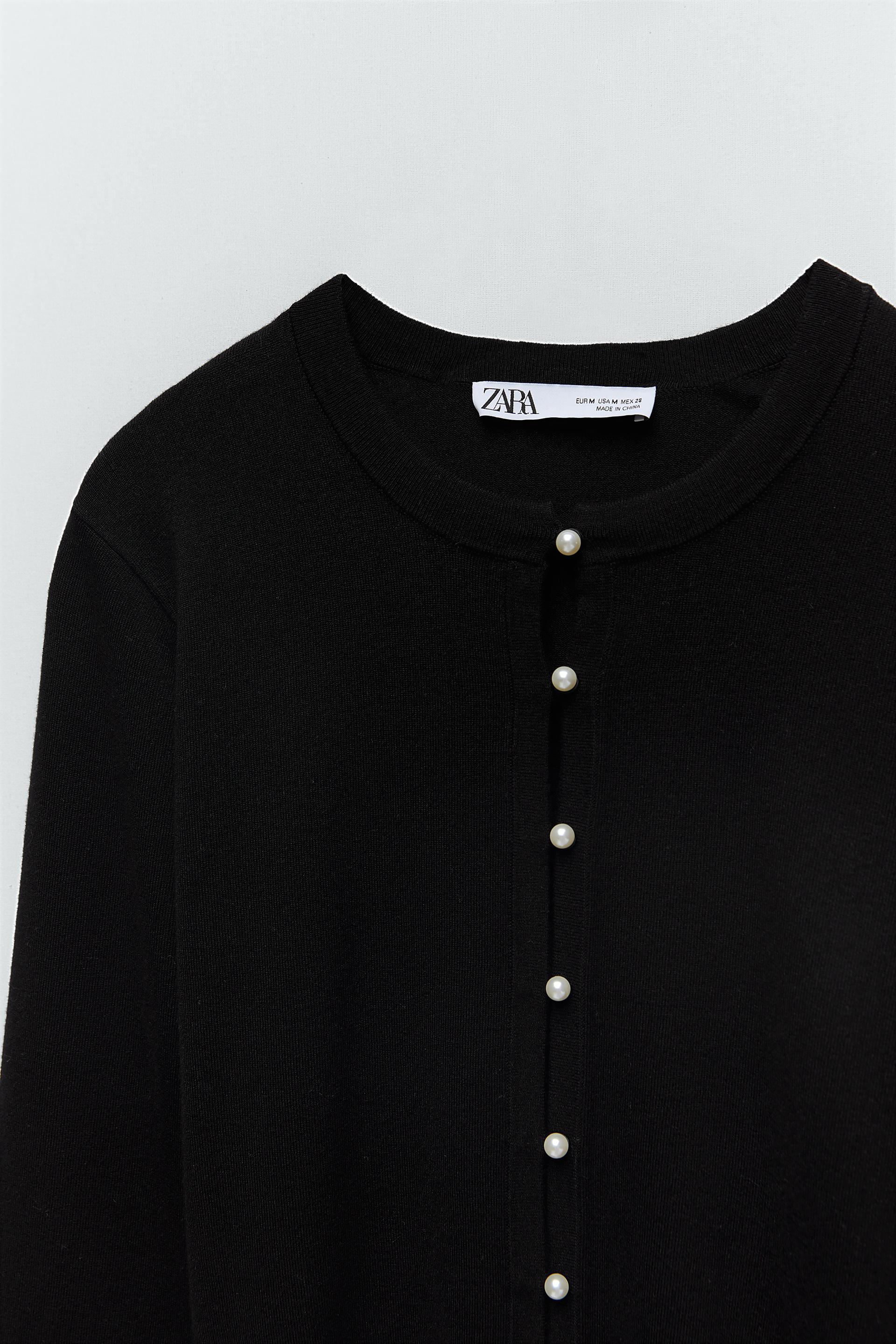 Zara jacket with pearl buttons Clearance