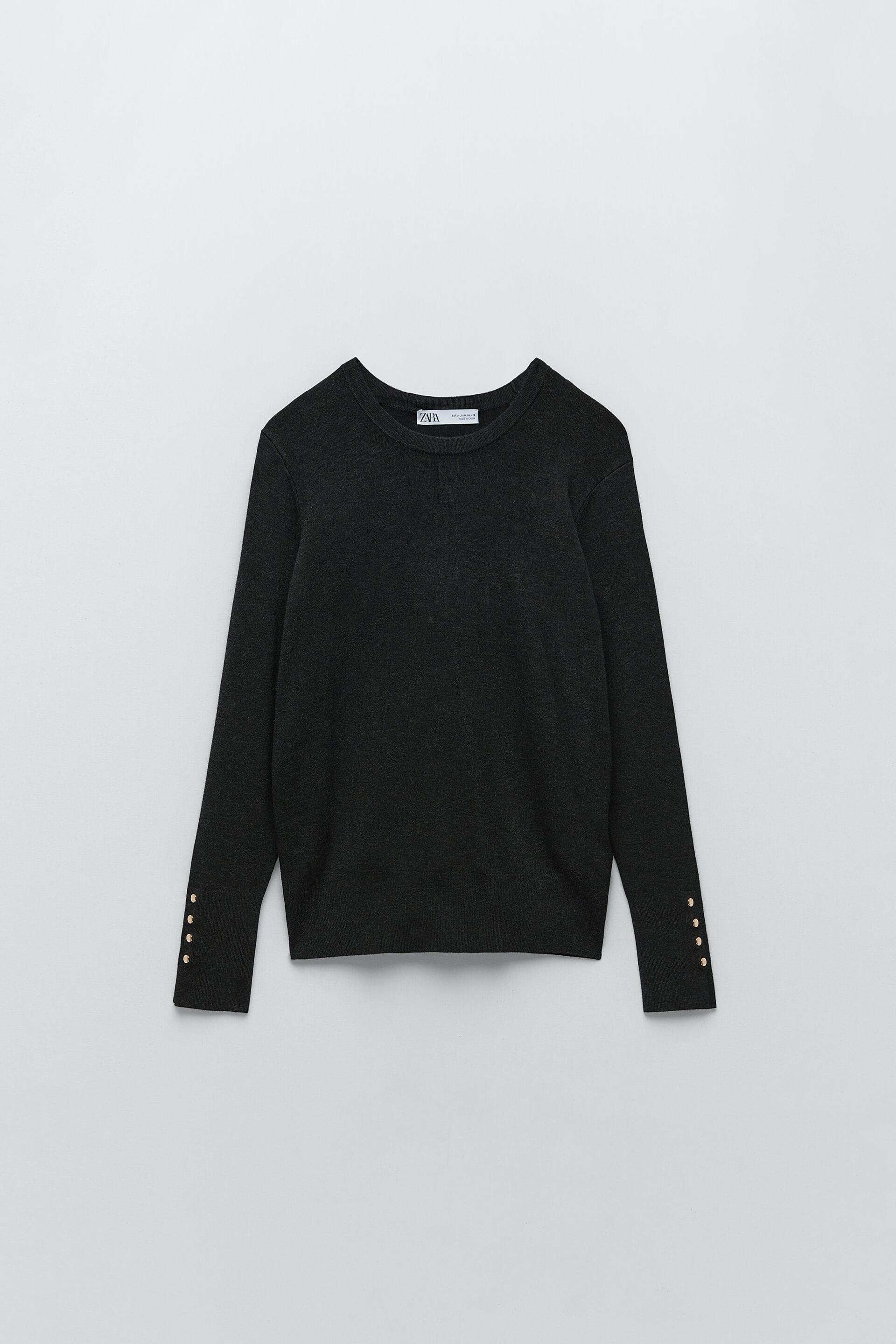 ベーシックニットセーター ダークレッド Zara Japan 日本