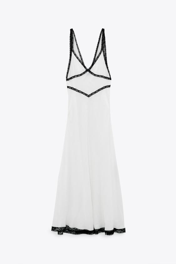 Εικόνα 0 του ΝΥΧΤΙΚΟ ΜΕ ΣΥΝΔΥΑΣΜΟ ΑΠΟ ΔΑΝΤΕΛΑ από Zara