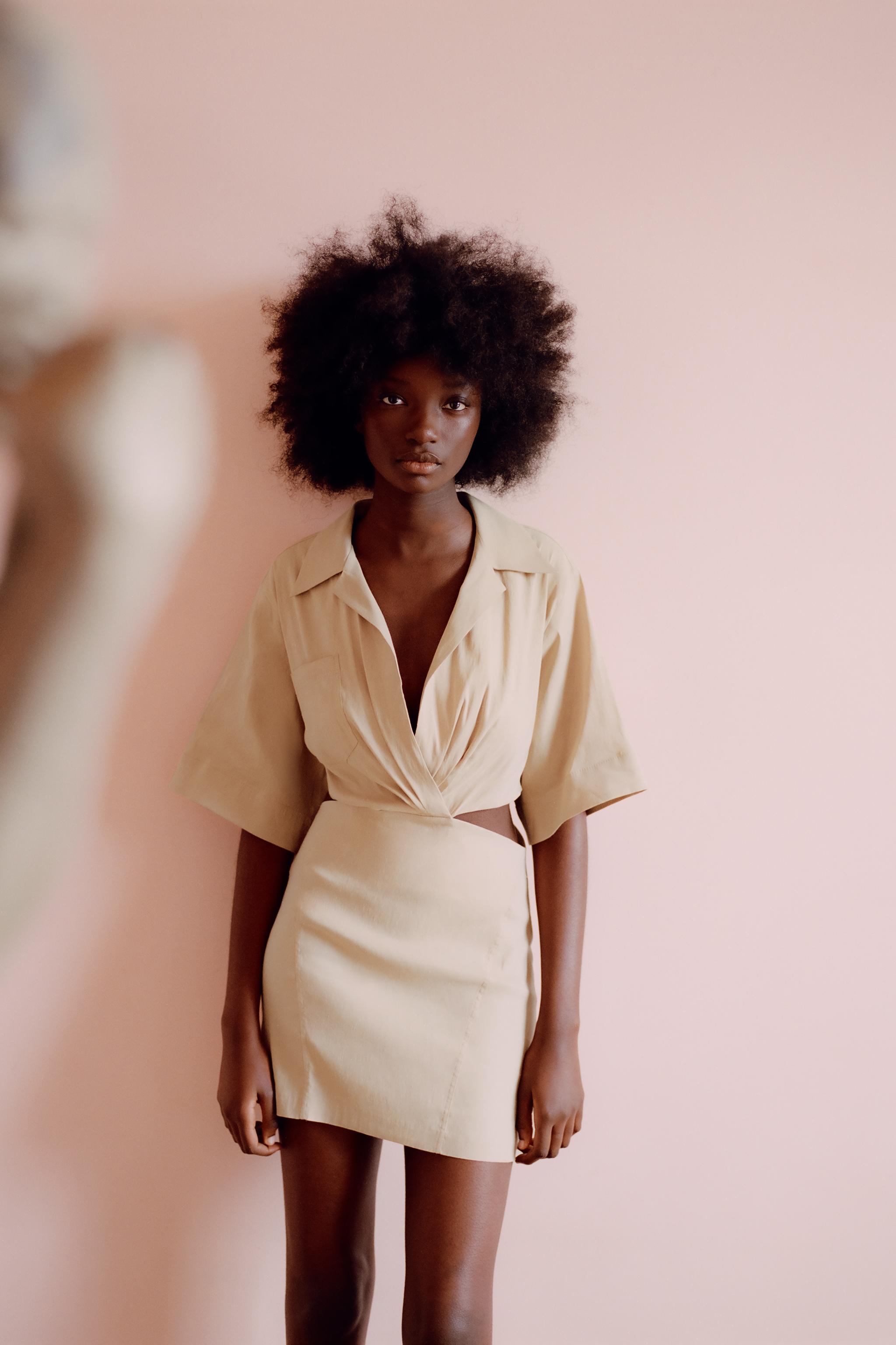 MINI DRESS WITH CUT-OUT DETAIL