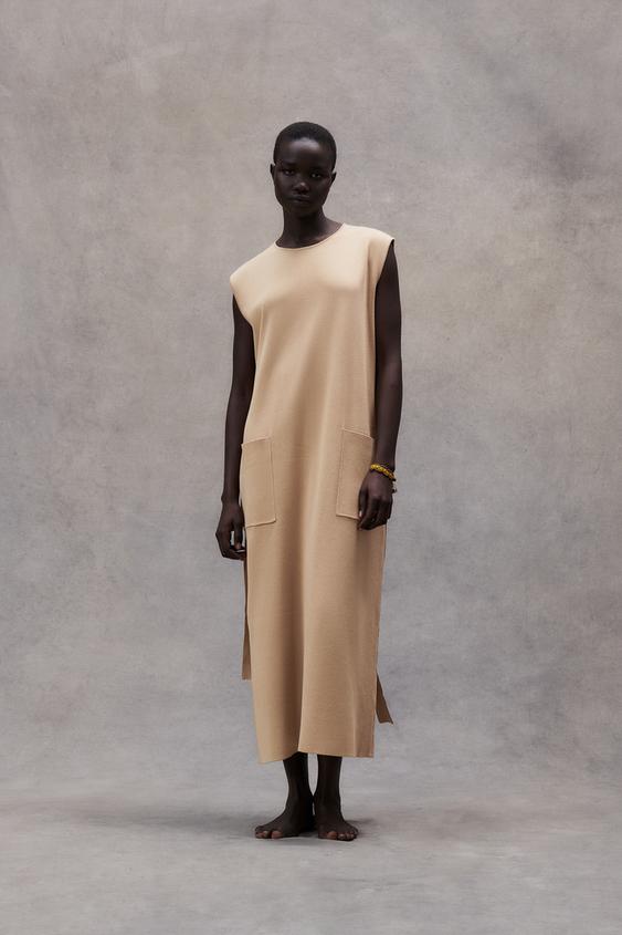 ベルト付きニットワンピース Zara Japan 日本 ベルト付きニットワンピース Zara Japan 日本
