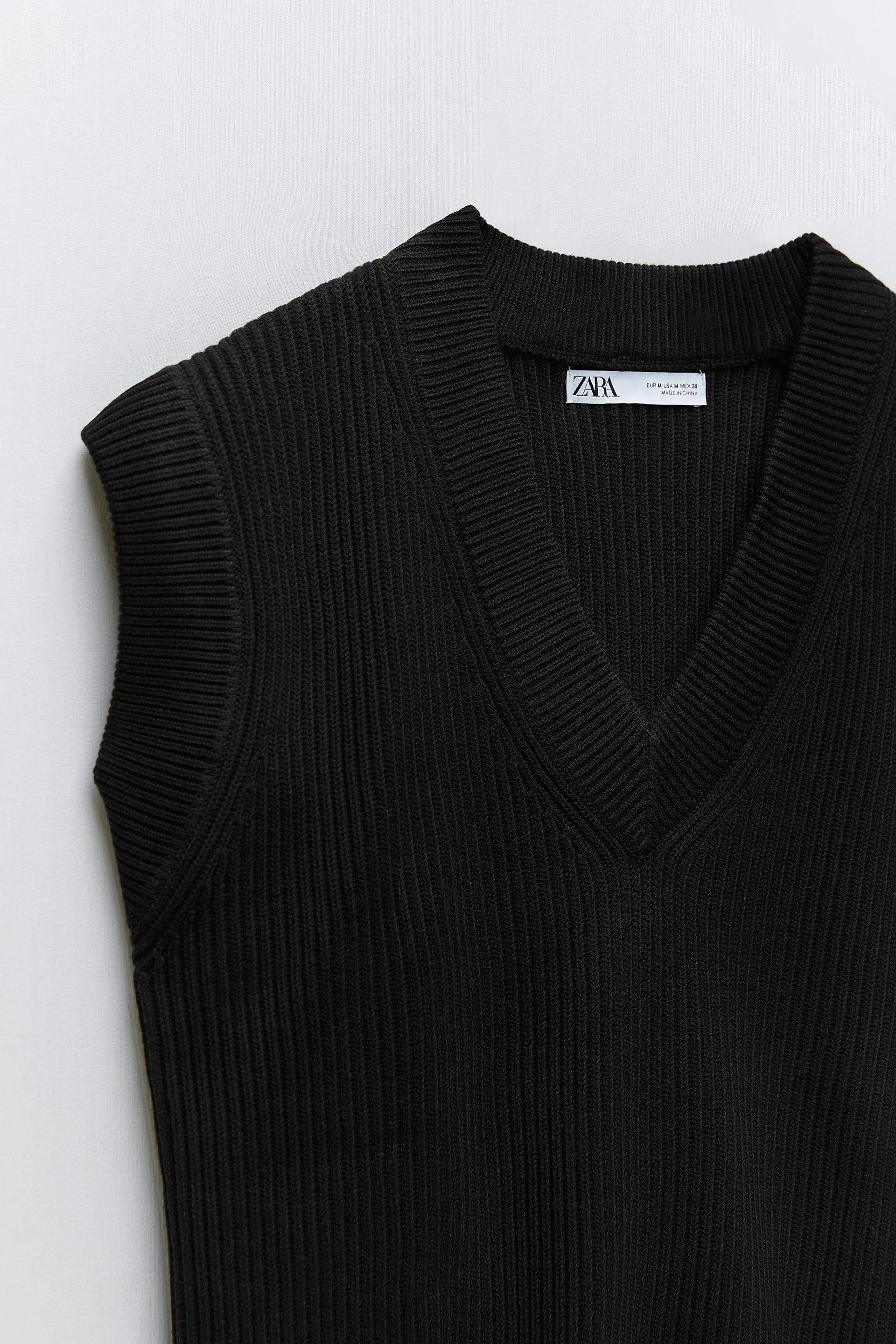 オーバーサイズニットベスト Zara Japan 日本 オーバーサイズニットベスト Zara Japan 日本