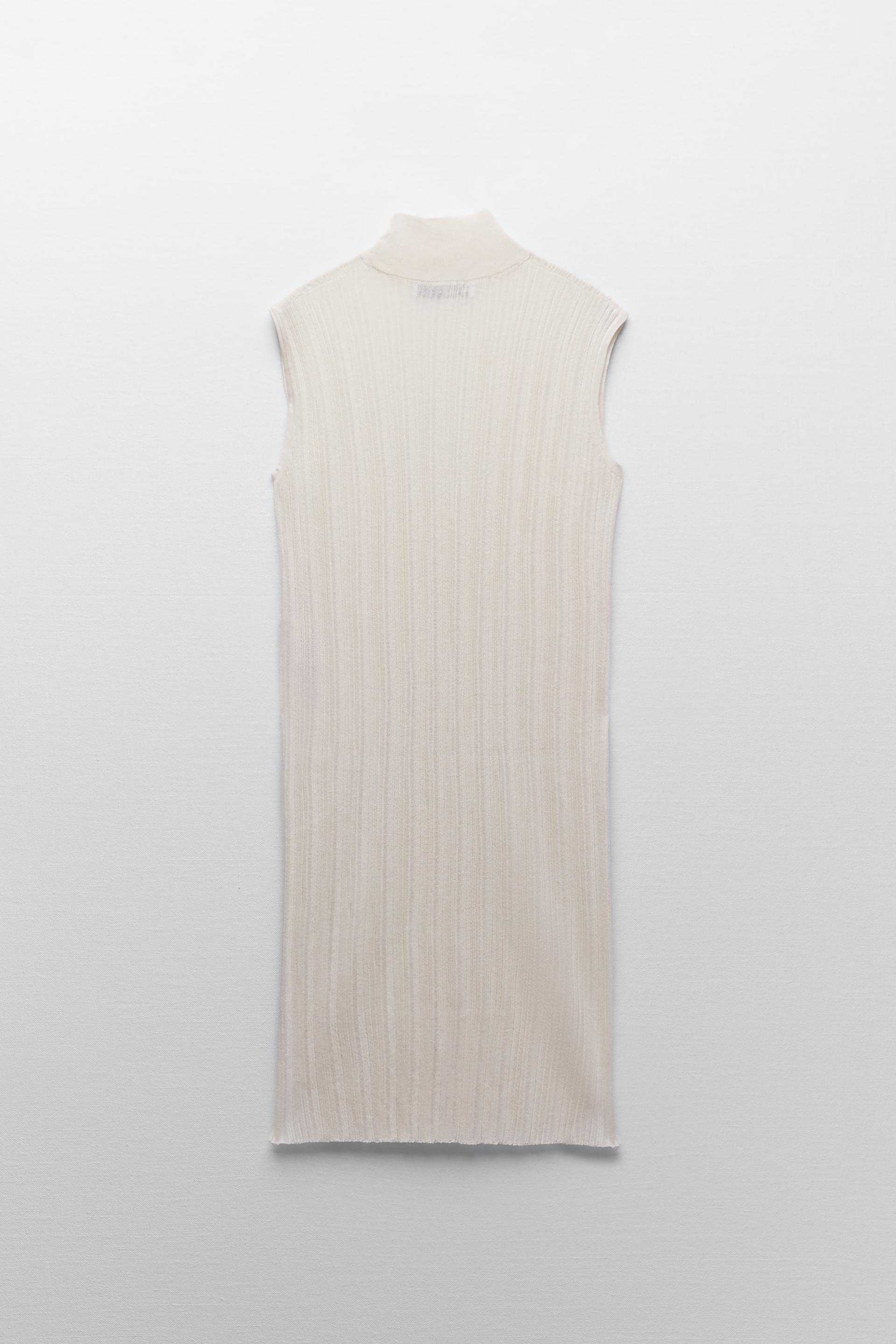 ロング丈ニットベスト Zara Japan 日本 ロング丈ニットベスト Zara Japan 日本