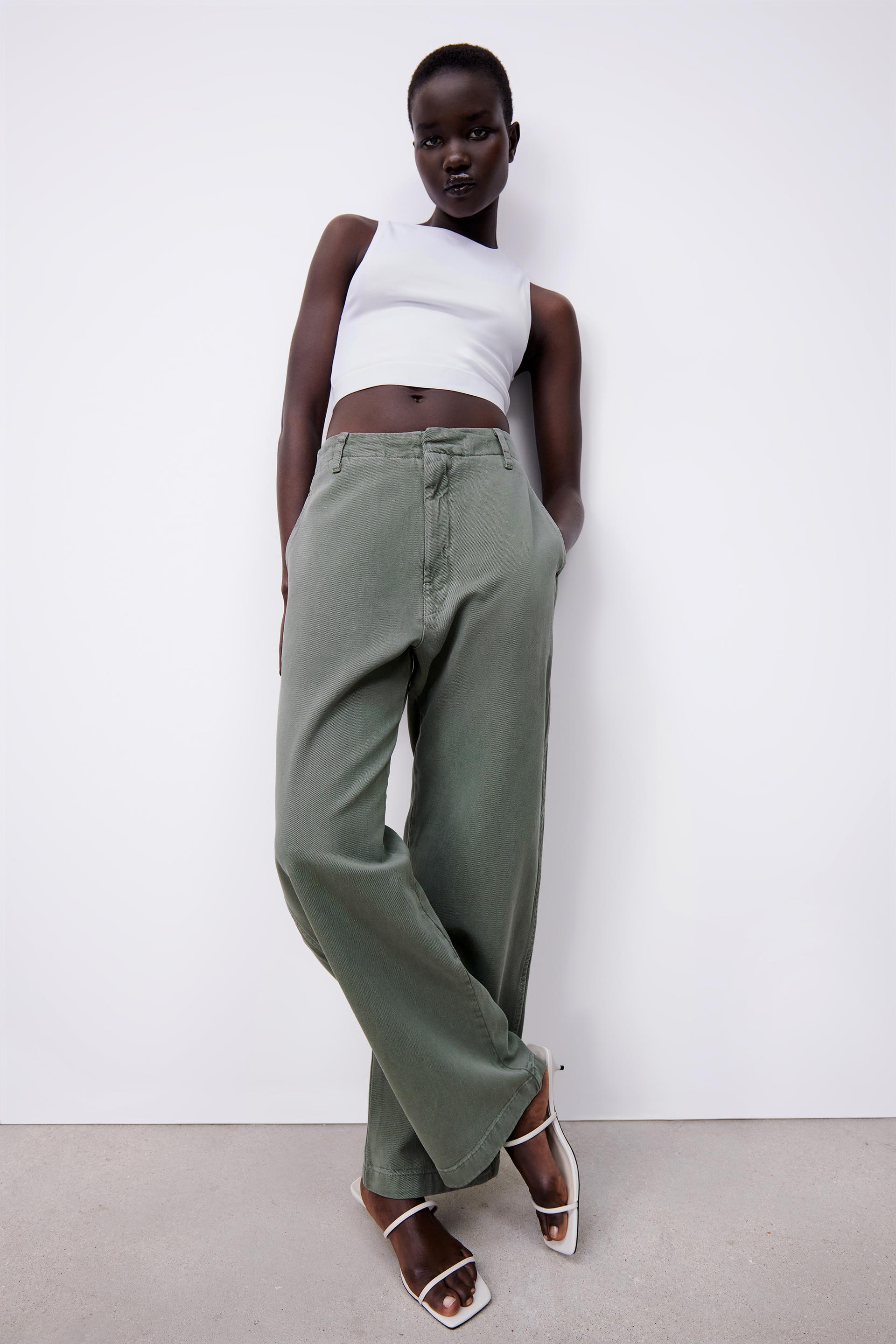 The barrel fit trousers zara Clearance
