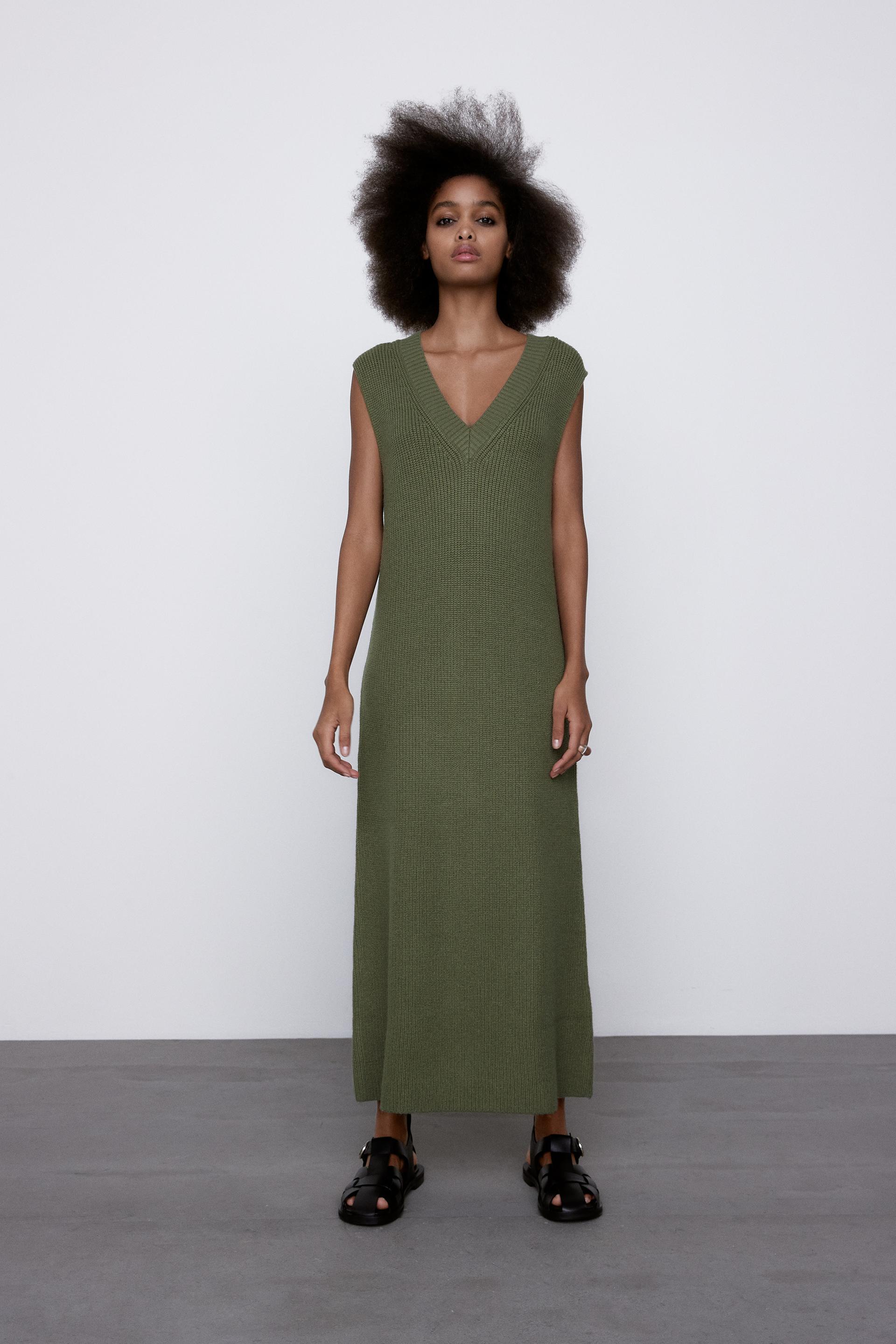 ベルト付きニットワンピース Zara Japan 日本 ベルト付きニットワンピース Zara Japan 日本