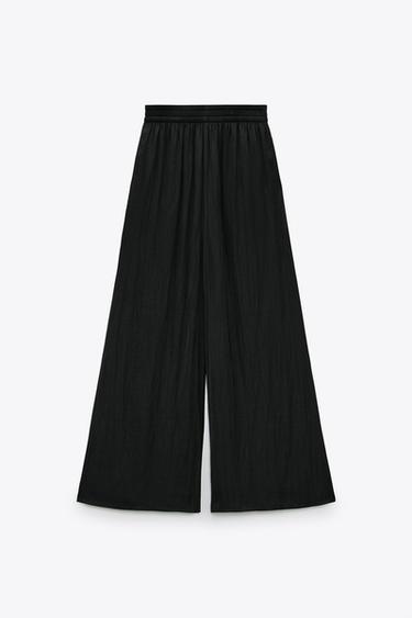 wide leg trousers zara