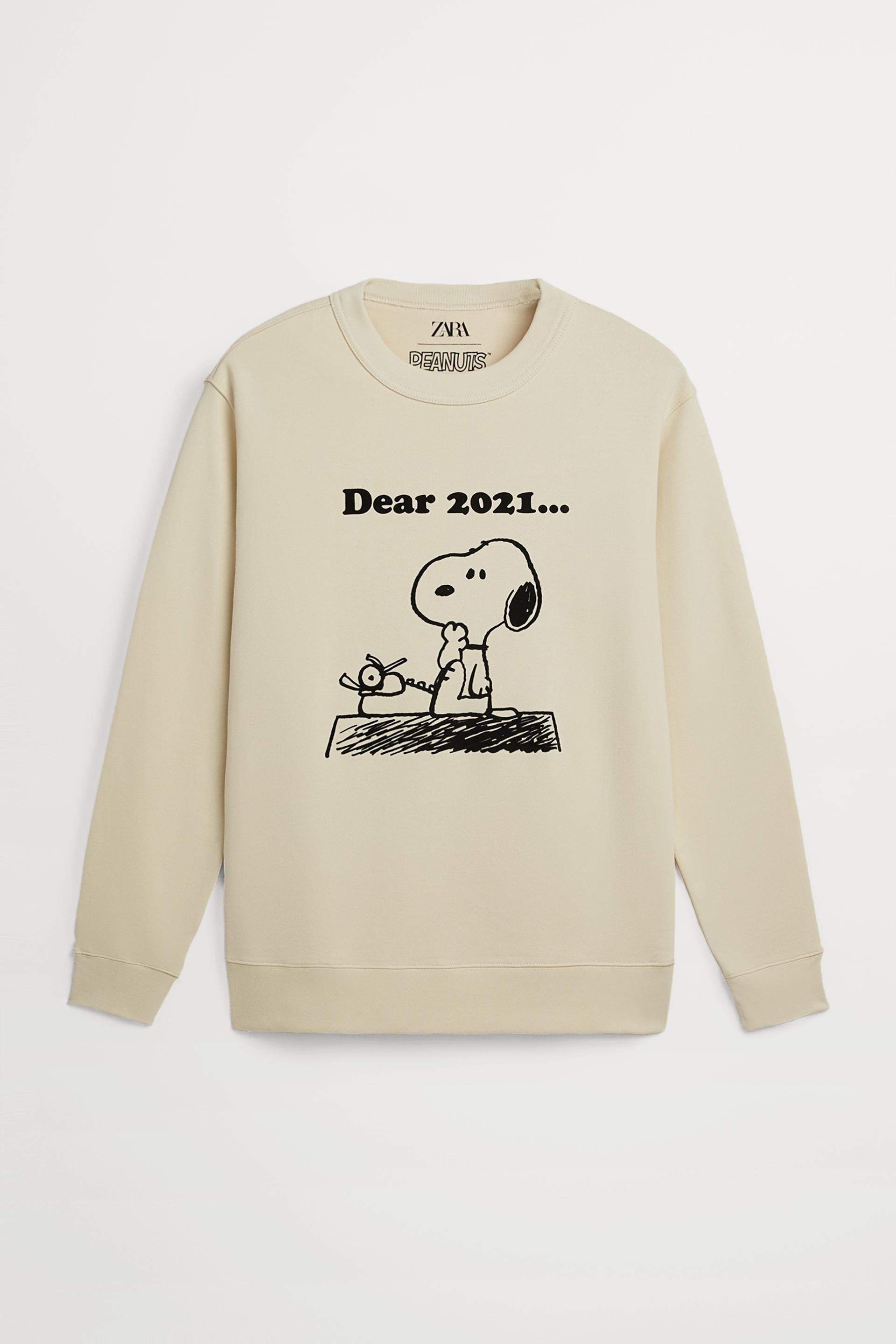 スヌーピー ピーナッツ プリント スウェットシャツ Zara Japan 日本