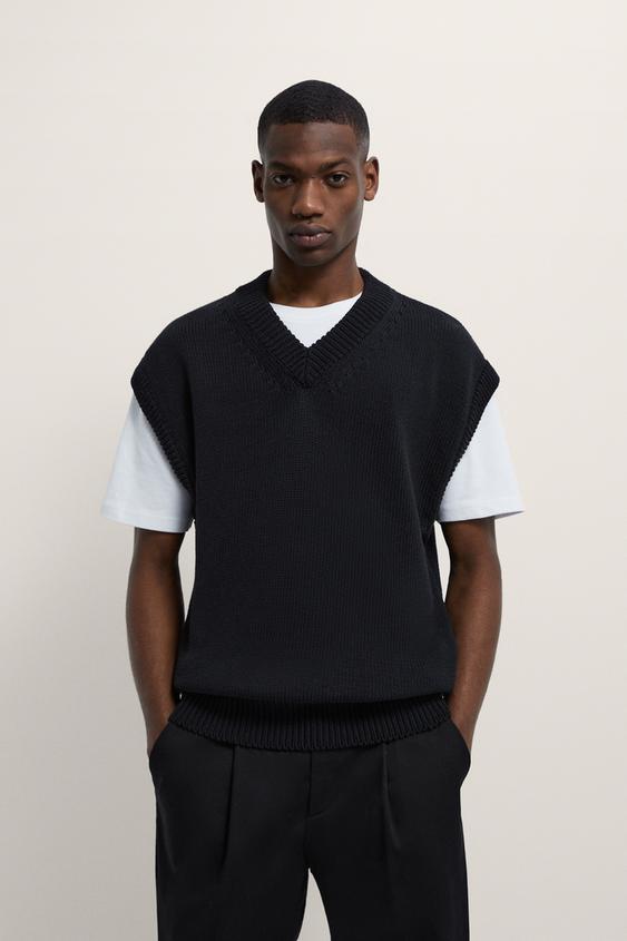プレーンニットベスト Zara Japan 日本 プレーンニットベスト Zara Japan 日本