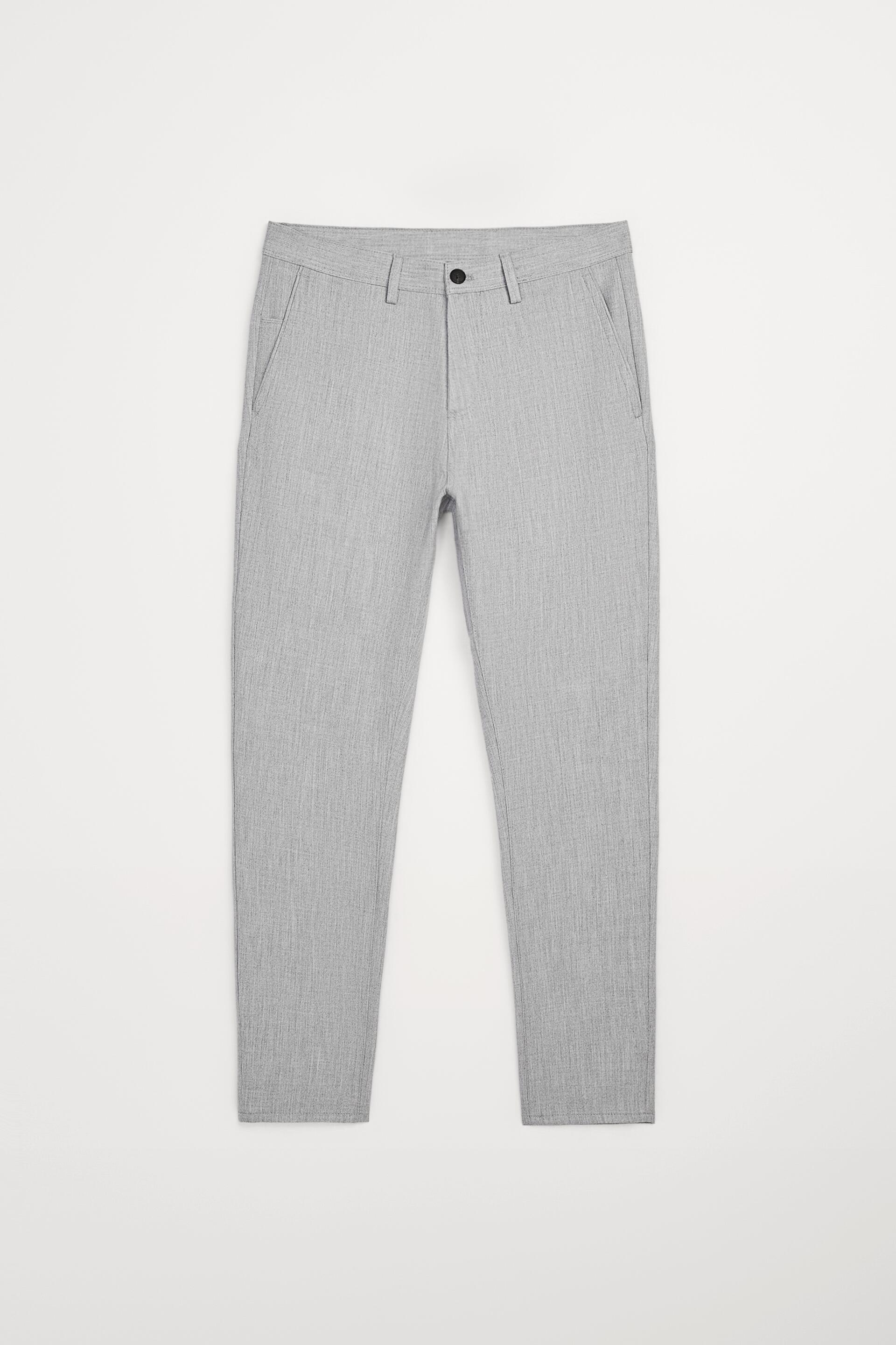 Zara slim fit heathered trousers