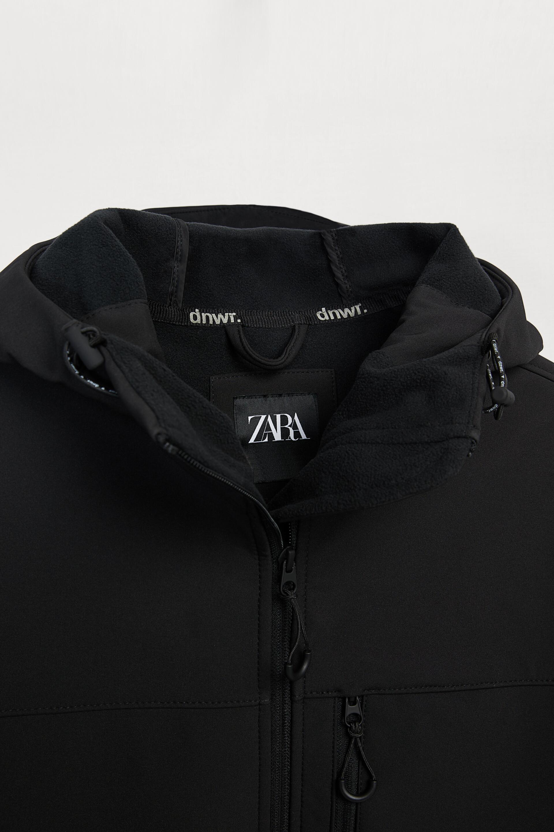 Zara hooded technical jacket