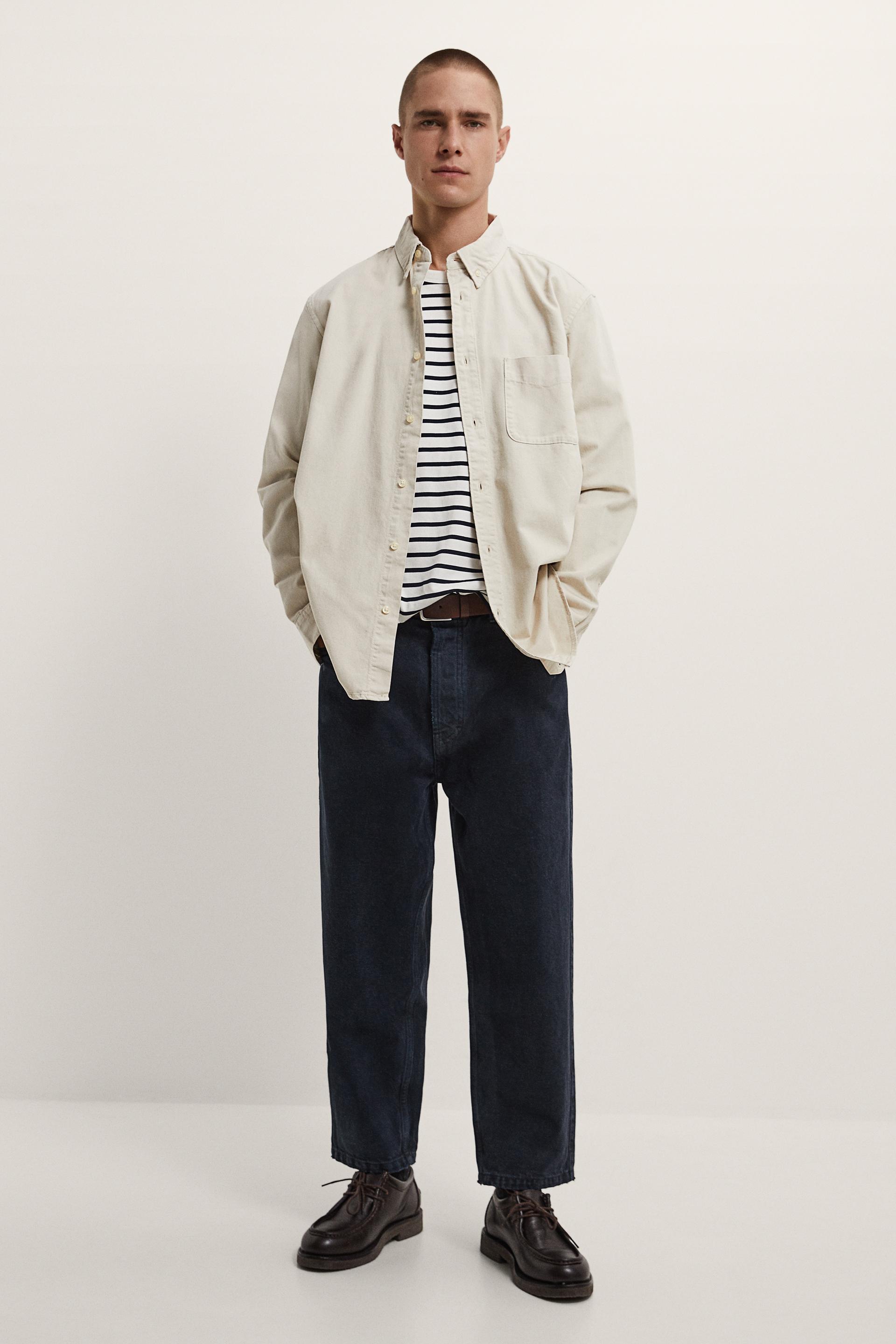 Straight tapered jeans zara Clearance