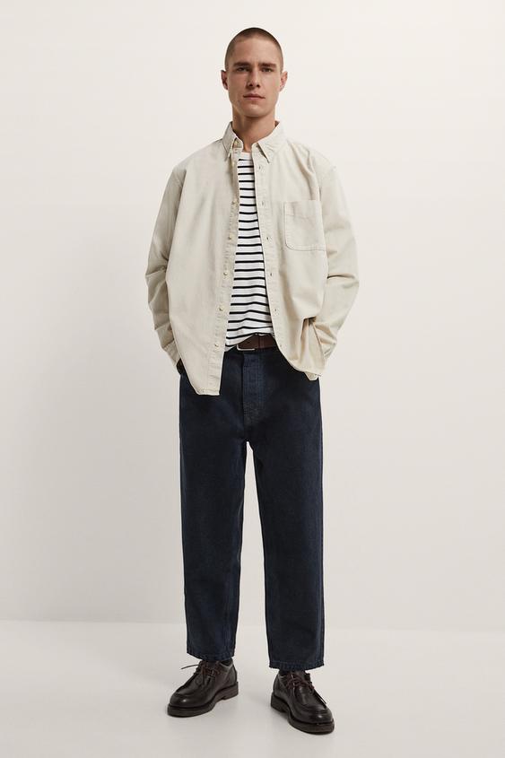 ZARA STRAIGHT TAPERED JEANS