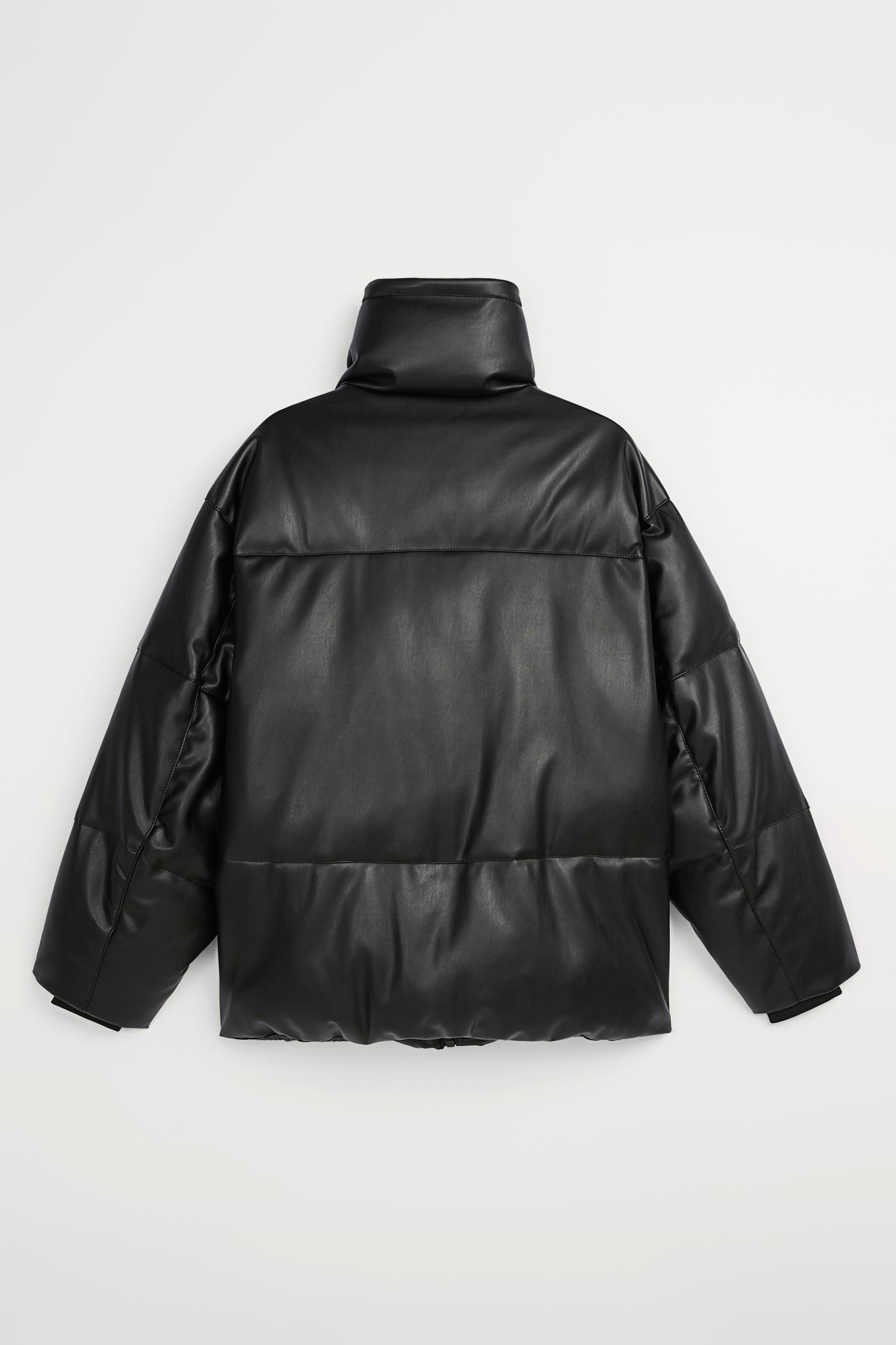 フェイクレザー パフジャケット Zara Japan 日本 フェイクレザー パフジャケット Zara Japan 日本