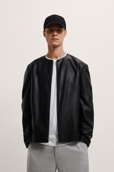 フェイクレザージャケット メンズ Zara 日本 フェイクレザージャケット メンズ Zara 日本