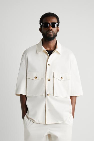 ライトアウター ホワイト 白 メンズ Zara 日本 ライトアウター ホワイト 白 メンズ Zara 日本