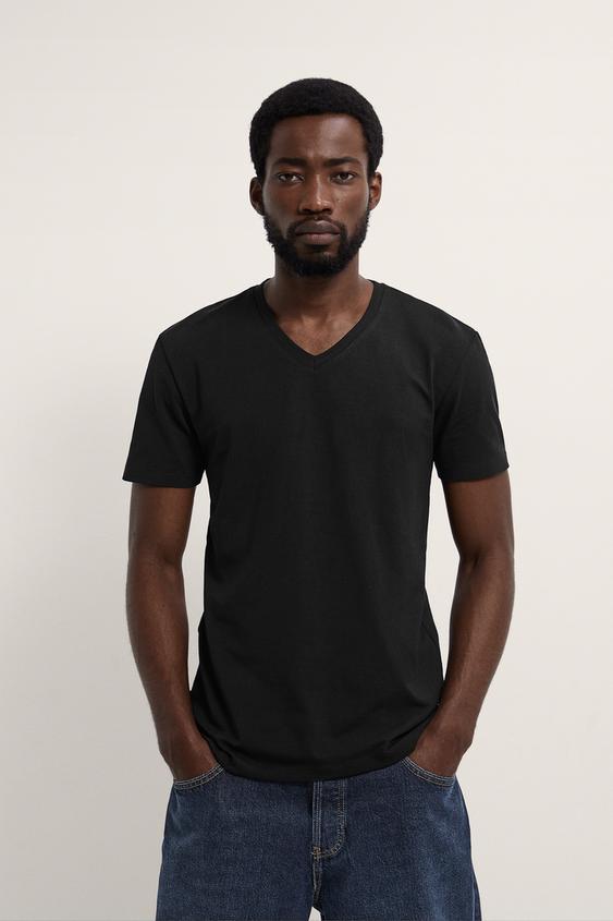 zara t shirt slim fit
