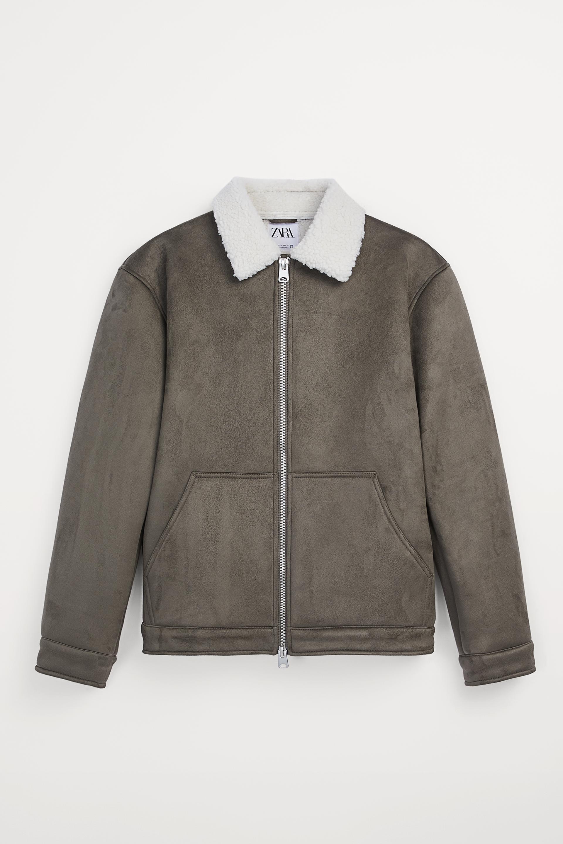 ダブルフェイス フェイクスエードジャケット Zara Japan 日本 ダブルフェイス フェイクスエードジャケット Zara Japan 日本