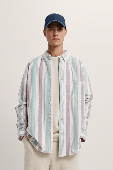 ストライプシャツ メンズ Zara 日本 ストライプシャツ メンズ Zara 日本
