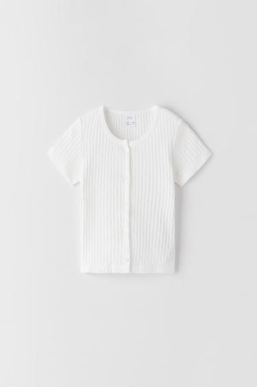 t shirt pointelle