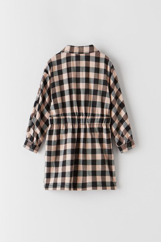 チェック シャツワンピース Zara Japan 日本 チェック シャツワンピース Zara Japan 日本