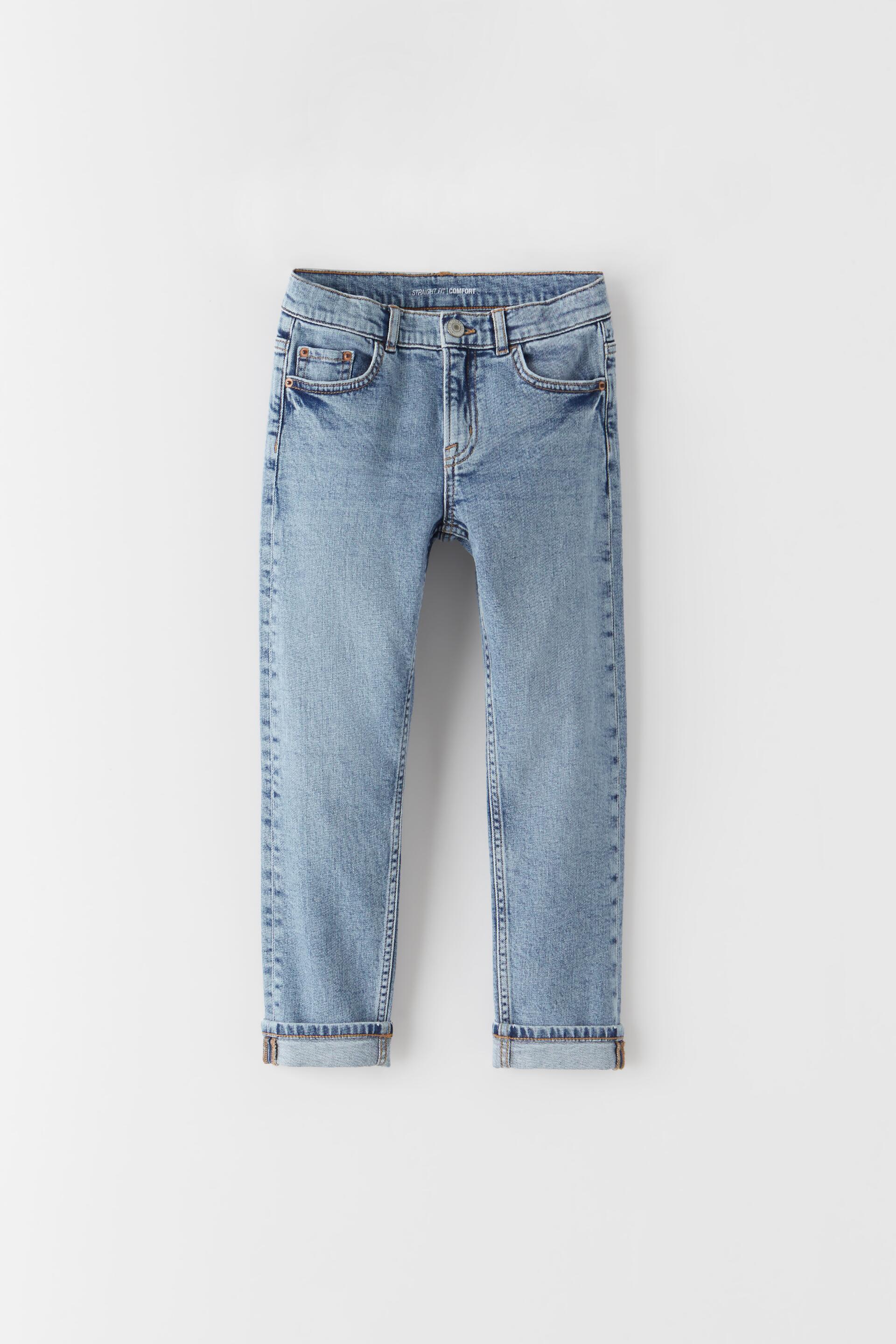 STRAIGHT-FIT REGULAR JEANS - Light blue | ZARA Australia