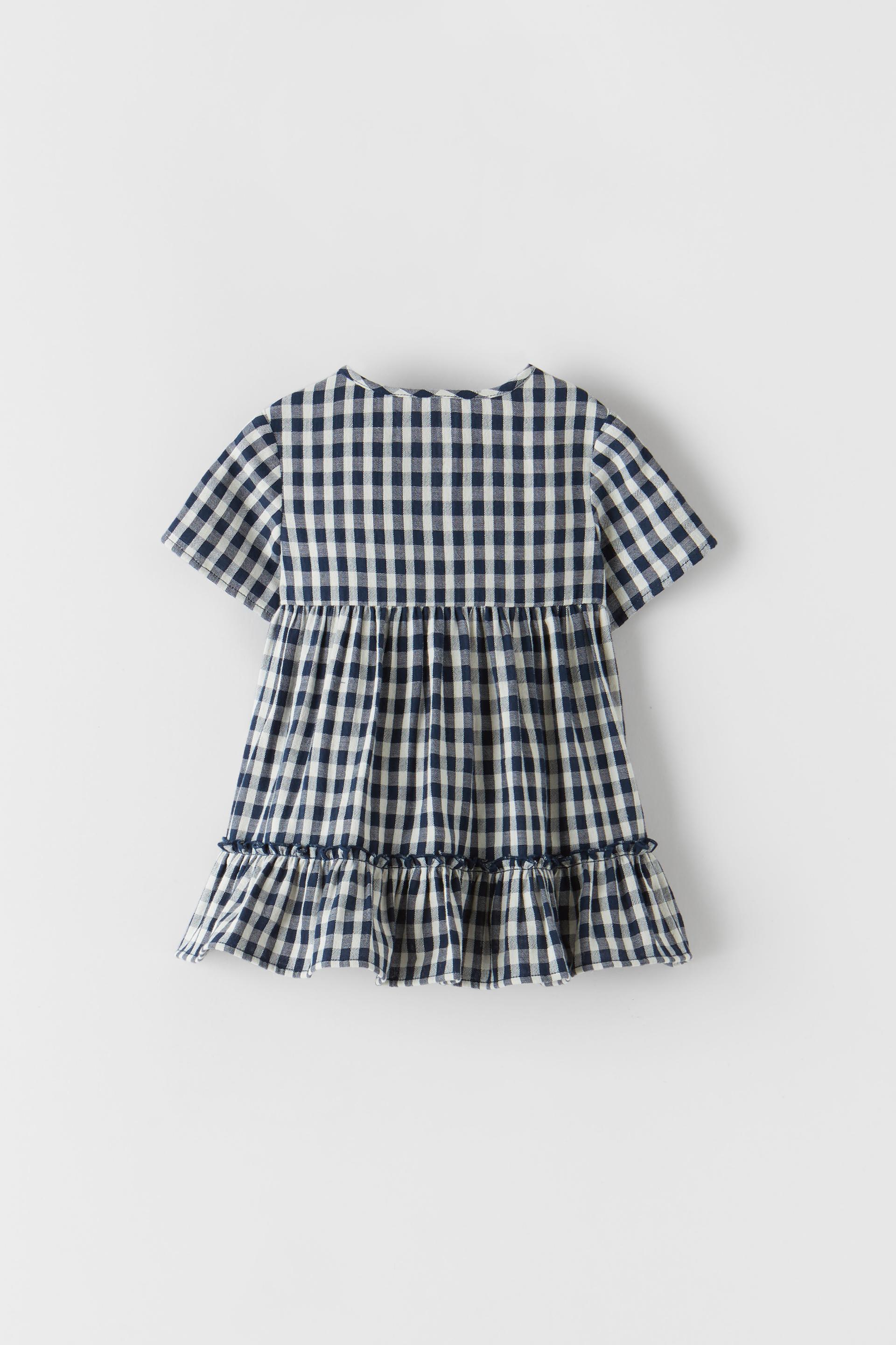 ギンガムチェック柄ワンピース Zara Japan 日本 ギンガムチェック柄ワンピース Zara Japan 日本