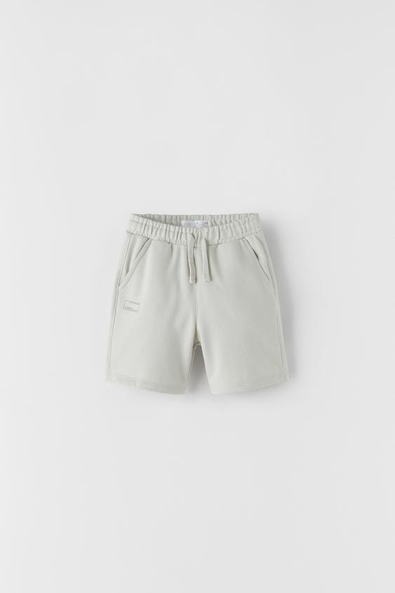 SHORTS FELPA - Blanco roto | ZARA España