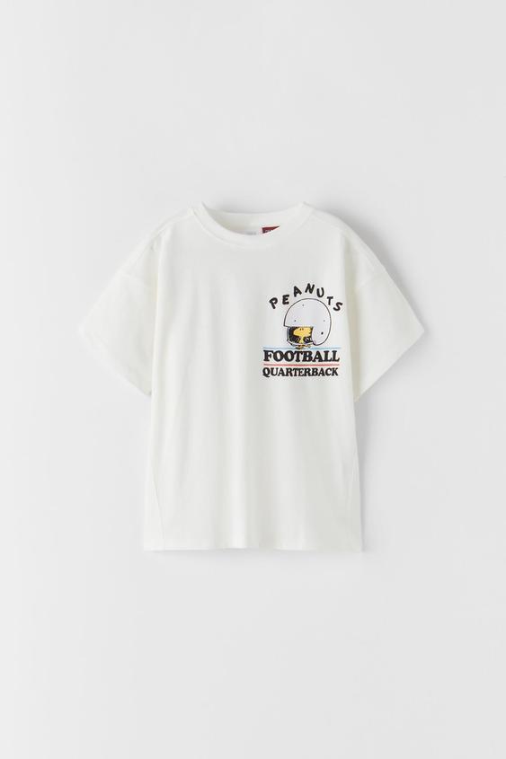 CAMISETA FOOTBALL QUARTERBACK SNOOPY ® PEANUTS - Crudo | ZARA Chile
