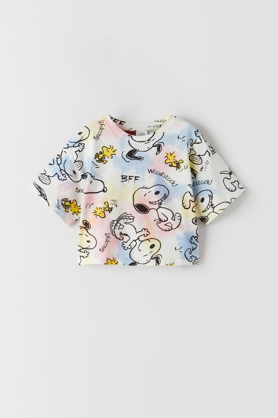 スヌーピー ピーナッツ ｔシャツ Zara Japan 日本