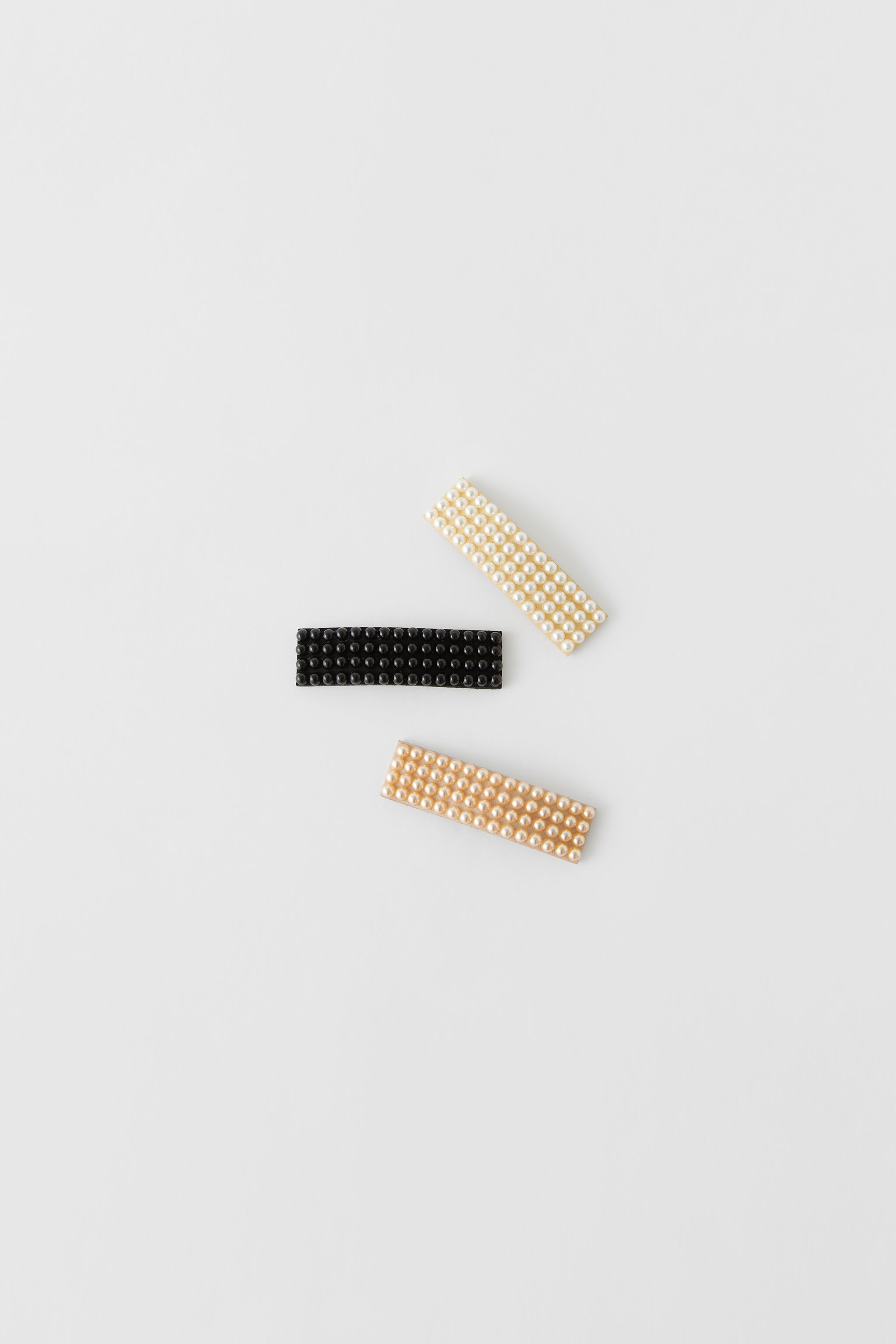Image 1 of 3-PACK OF PEARLY HAIR CLIPS from Zara