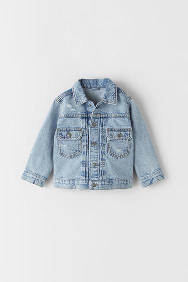 Veste en jean garçon zara clearance