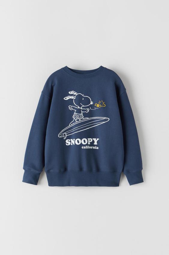 SUDADERA SNOOPY ® PEANUTS - Marino | ZARA Chile