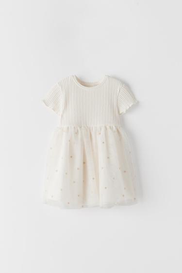 CONTRAST TULLE DRESS | ZARA Turkey
