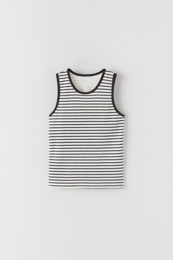 Zara sleeveless t shirt Clearance