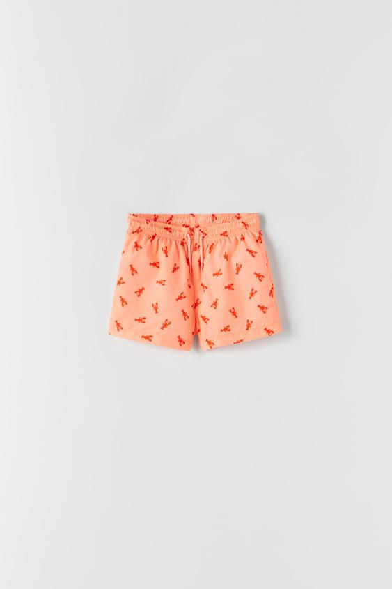 zara swim shorts