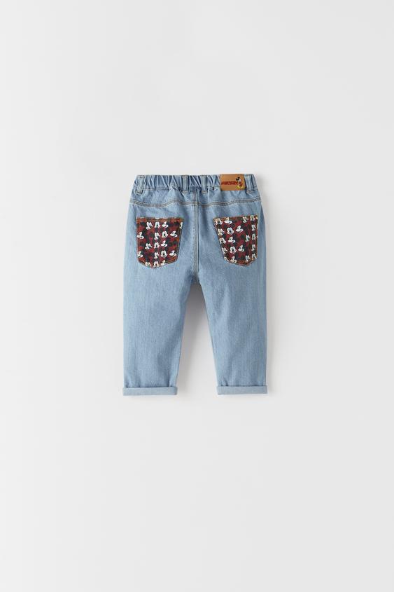 ミッキーマウス C ディズニー デニムパンツ Zara Japan 日本 ミッキーマウス C ディズニー デニムパンツ Zara Japan 日本