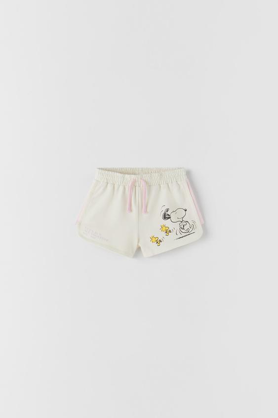 スヌーピー Peanuts バミューダパンツ Zara Japan 日本 スヌーピー Peanuts バミューダパンツ Zara Japan 日本