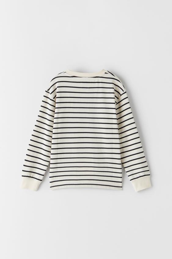 Cizgili Erkek Cocuk T Shirt Online Yeni Koleksiyon Zara Turkiye