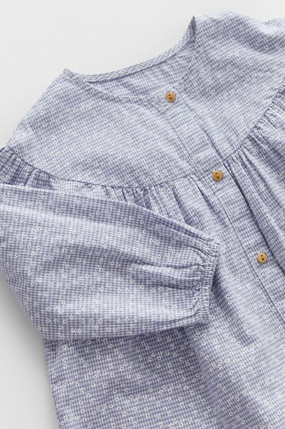 papatya desenli bluz zara