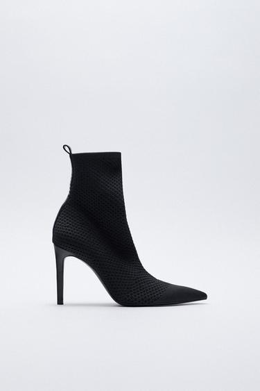 bottine talon transparent zara