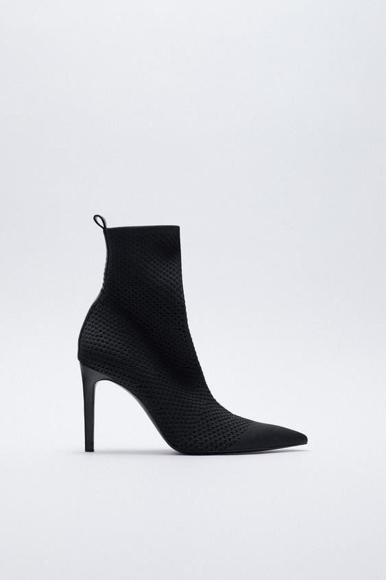 BOTTINES À TALONS EN TISSU | ZARA France