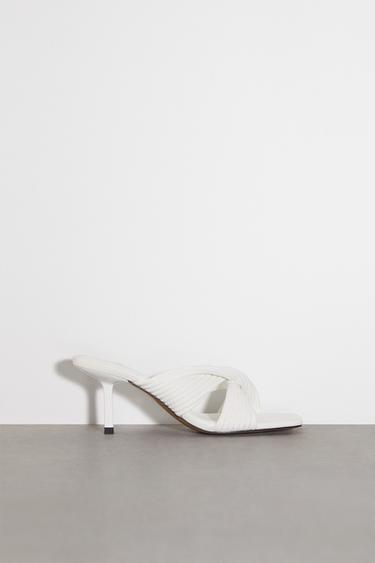 zara blue sandals