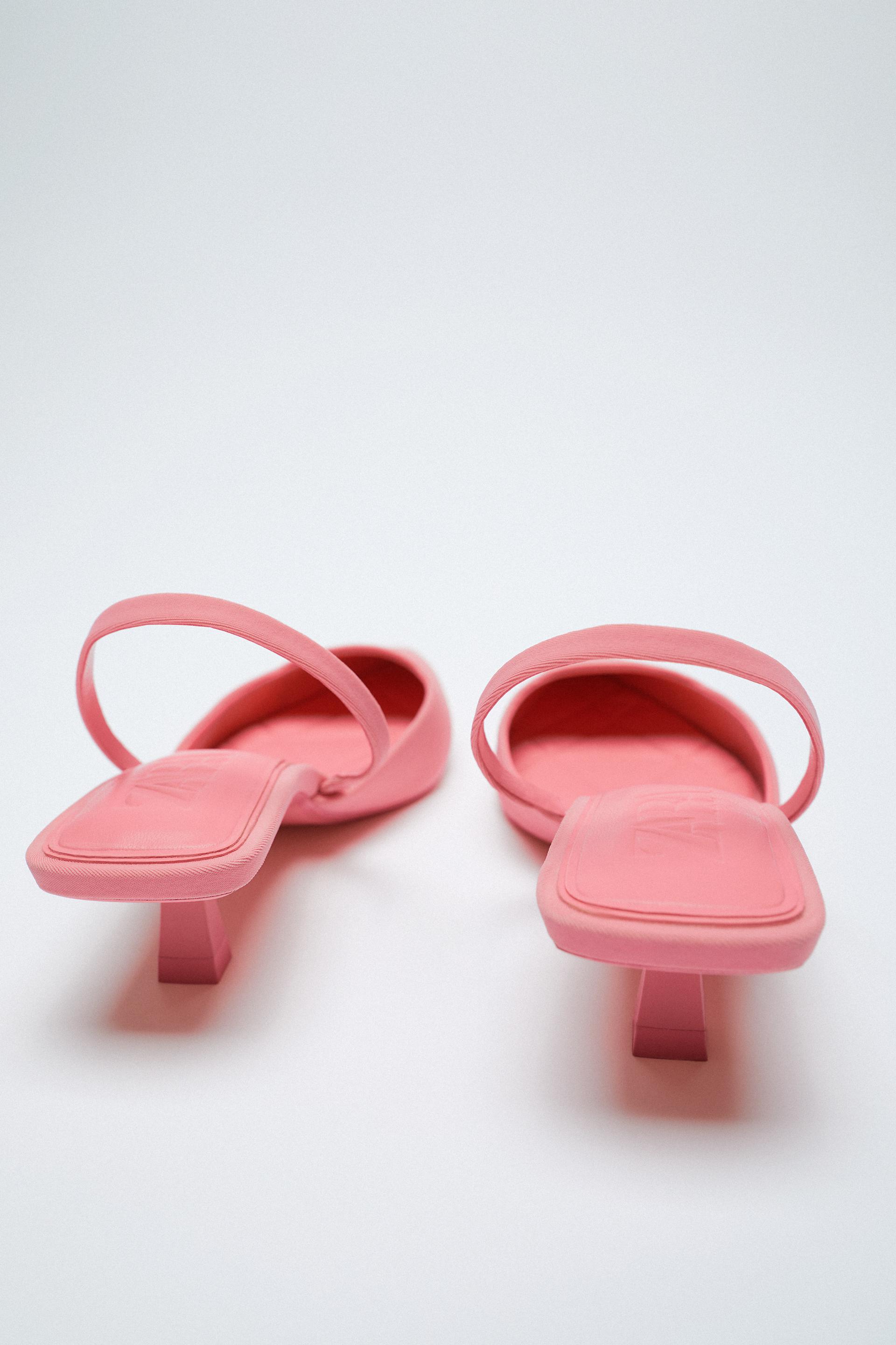 zara slingback kitten heels